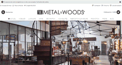 Desktop Screenshot of metalandwoods.com